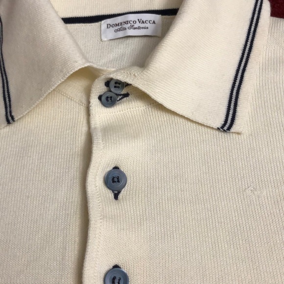DOMENICO VACCA 100% COTTON POLO 🇮🇹 - Picture 4 of 7